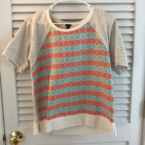 JCrew Shortsleeved sweatshirt